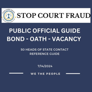 Public Oath and Bond Laws for the 50 States